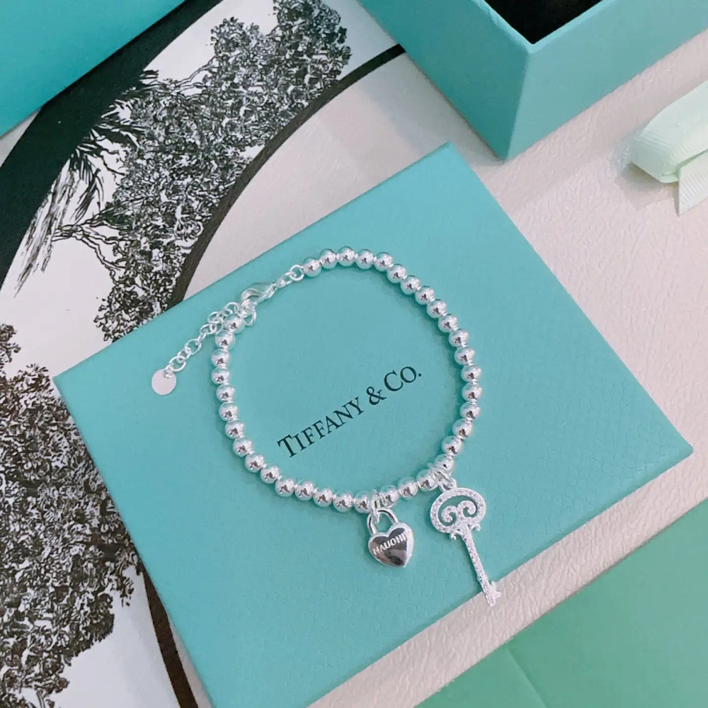 Tiffany & Co. Silver Beaded Bracelet